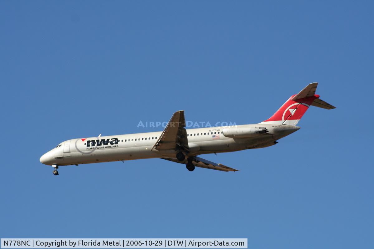 N778NC, 1979 McDonnell Douglas DC-9-51 C/N 48100, Northwest