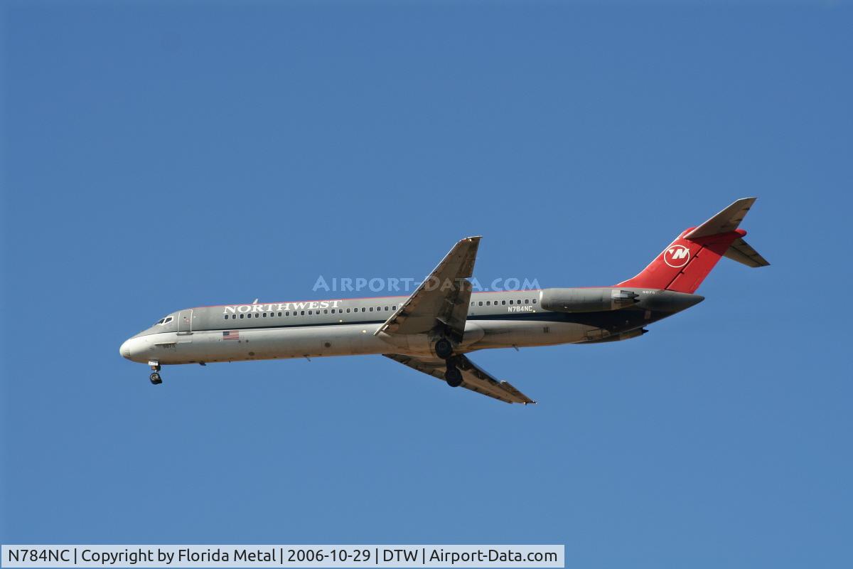 N784NC, 1980 McDonnell Douglas DC-9-51 C/N 48109, Northwest