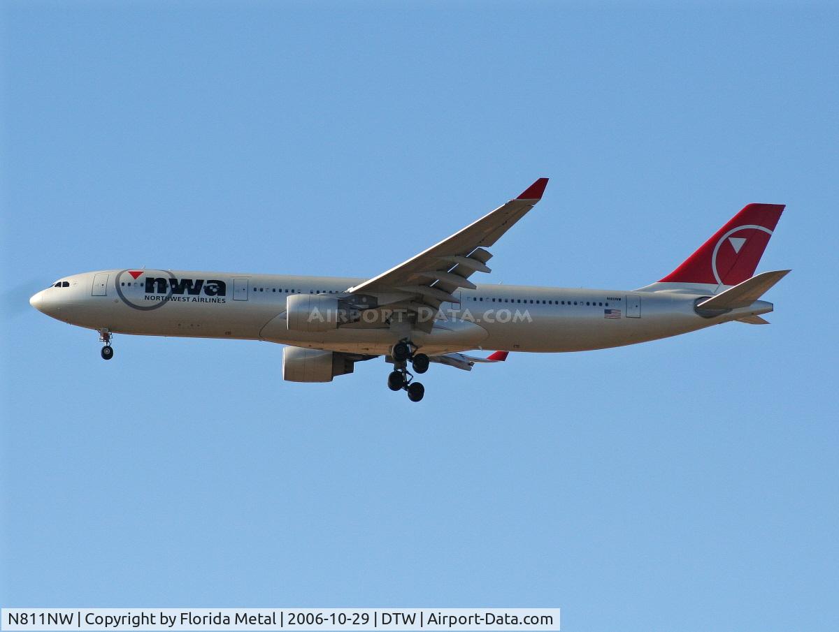 N811NW, 2005 Airbus A330-323 C/N 0690, Northwest