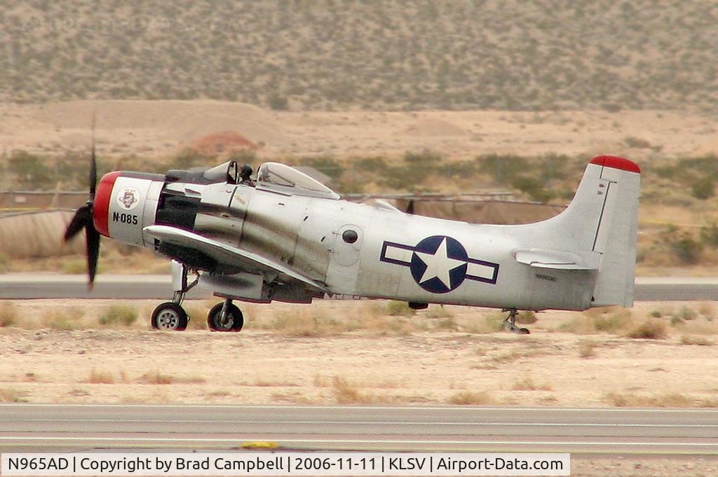 N965AD, 1952 Douglas A-1D Skyraider (AD-4NA) C/N 7765, Heritage Flight Museum - Eastsound, Washington / 1952 Douglas AD-4N(A) Skyraider - Aviation Nation 2006