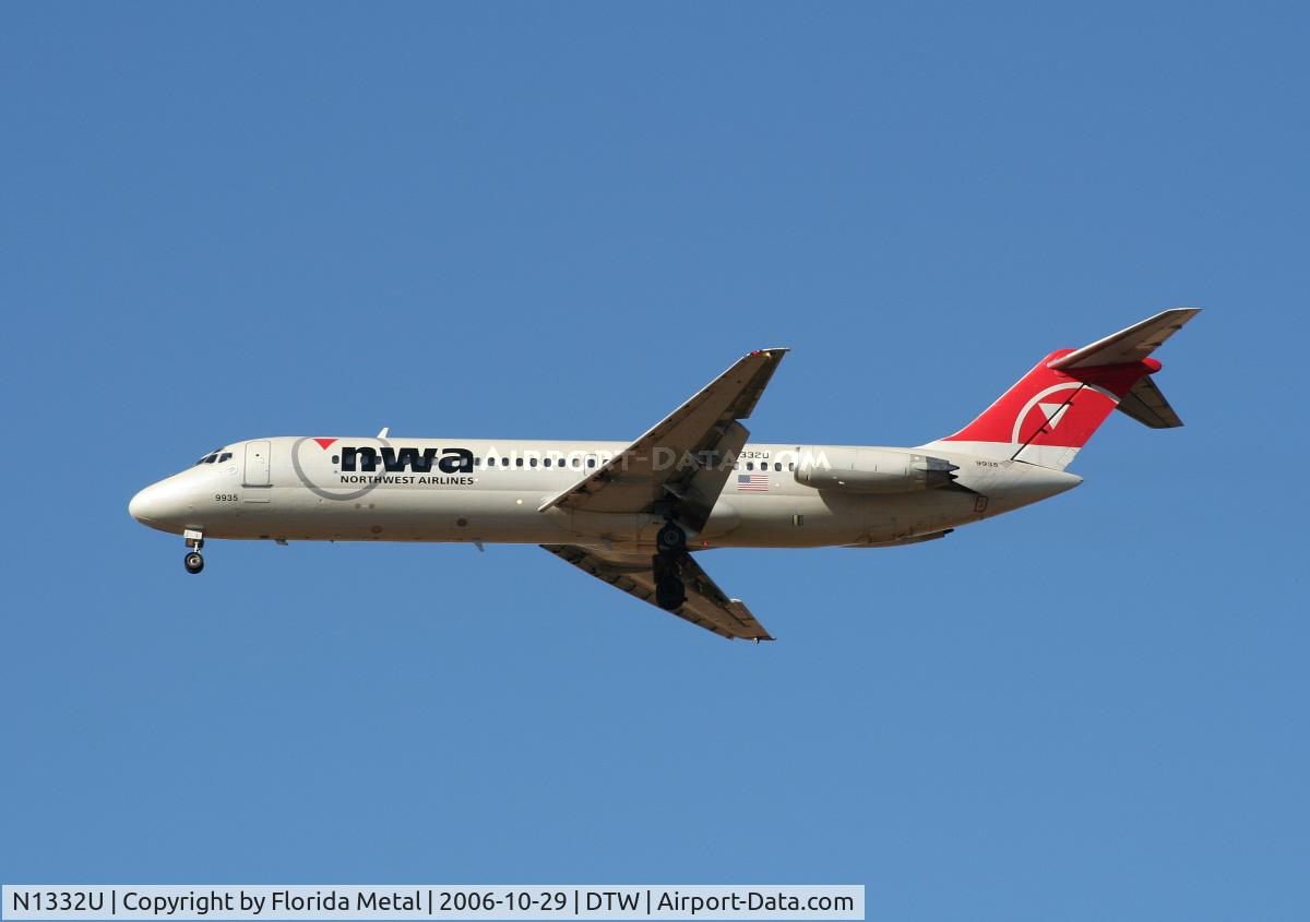 N1332U, 1969 Douglas DC-9-31 C/N 47404, Northwest