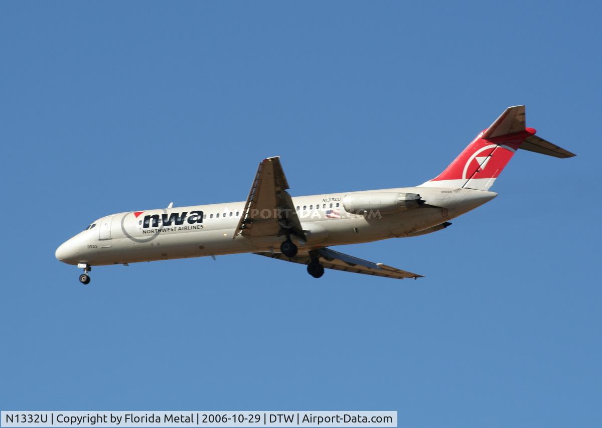 N1332U, 1969 Douglas DC-9-31 C/N 47404, Northwest