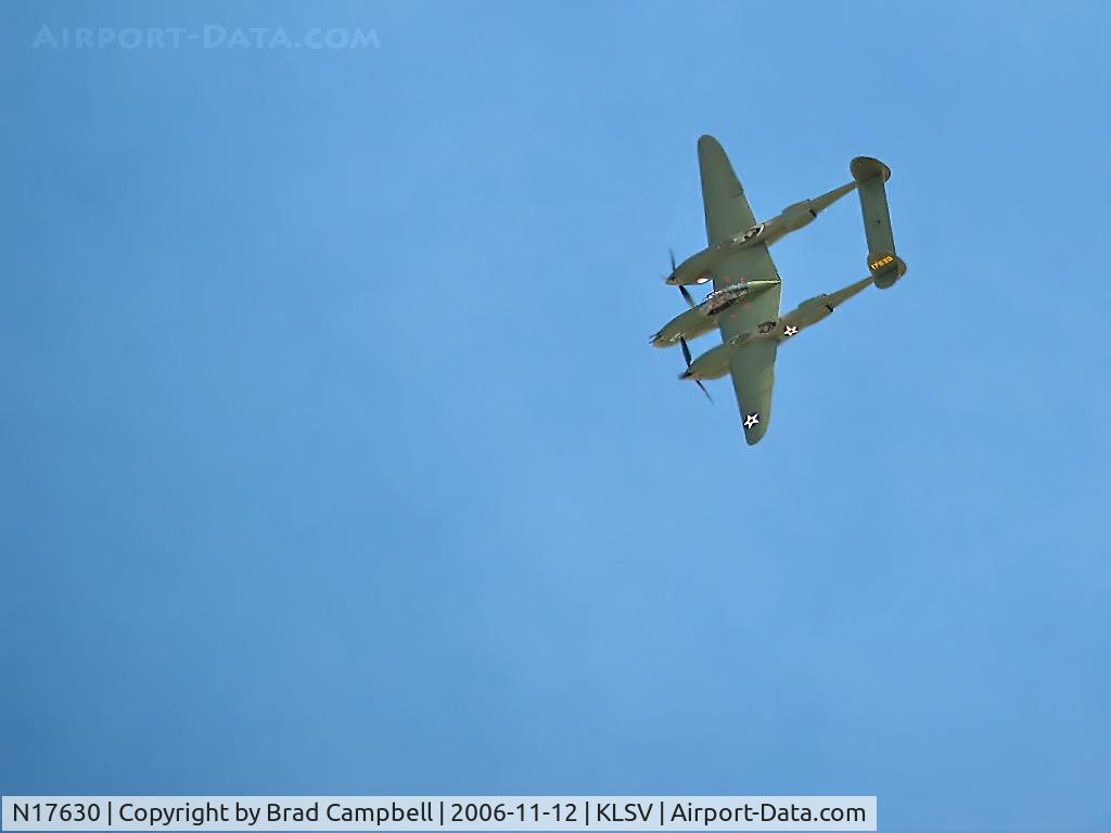 N17630, 1941 Lockheed P-38F C/N 41-7630 (222-5757), Lewis Aeronautical - San Antonio, Texas / 1941 Lockheed P38-J Lightning 'Glacier Gal' - Aviation Nation 2006