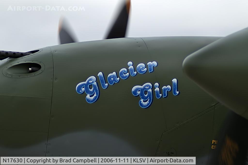 N17630, 1941 Lockheed P-38F C/N 41-7630 (222-5757), Lewis Aeronautical - San Antonio, Texas / 1941 Lockheed P38-J Lightning 'Glacier Gal' - Aviation Nation 2006