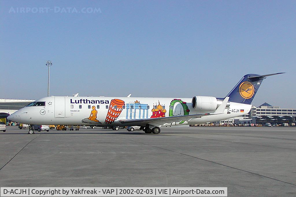D-ACJH, 1998 Canadair CRJ-200LR (CL-600-2B19) C/N 7266, Lufthansa Cityline Regionaljet