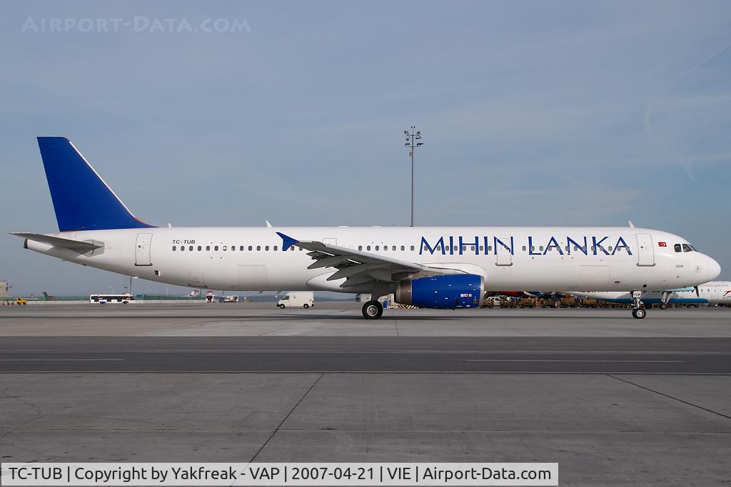 TC-TUB, 1996 Airbus A321-131 C/N 604, Mihin Lanka Airbus 321