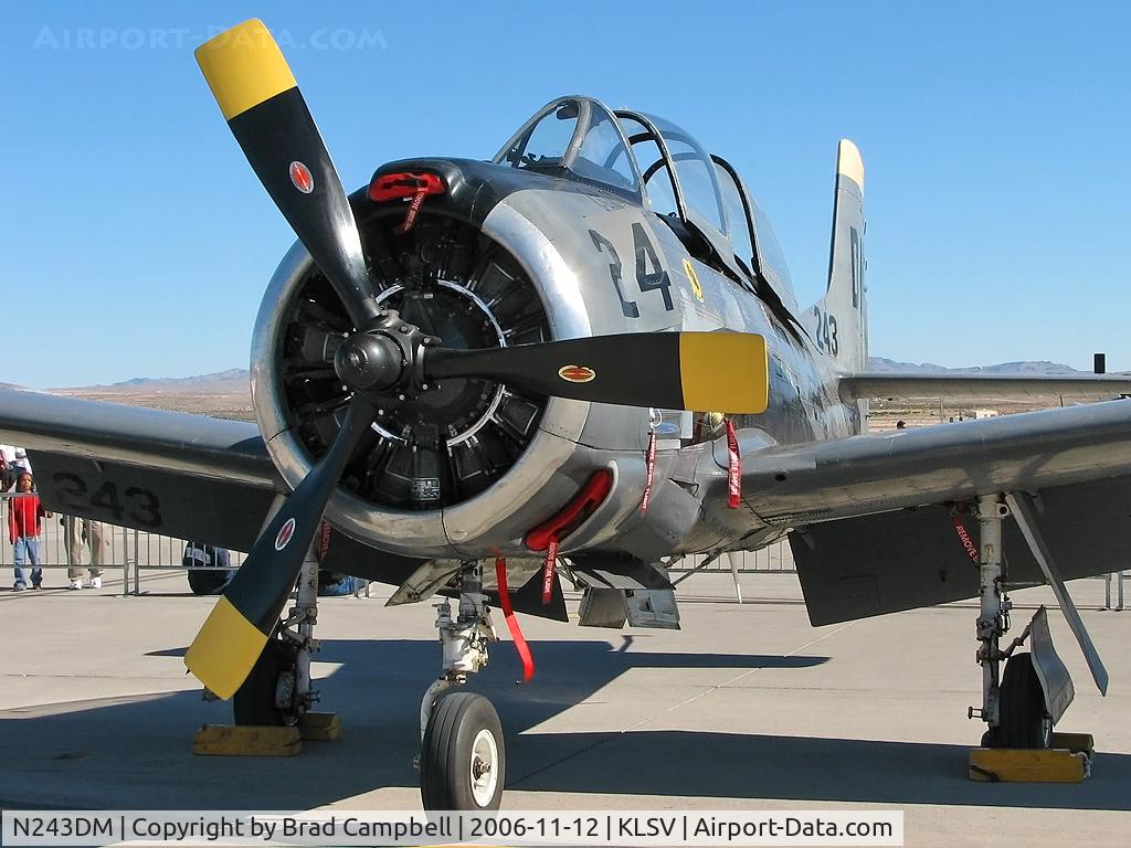 N243DM, 1957 North American T-28C Trojan C/N 226-239 (140662), Mark D. Bauer - Encintas, California / 1956 North American T-28C Trojan - Aviation Nation 2006