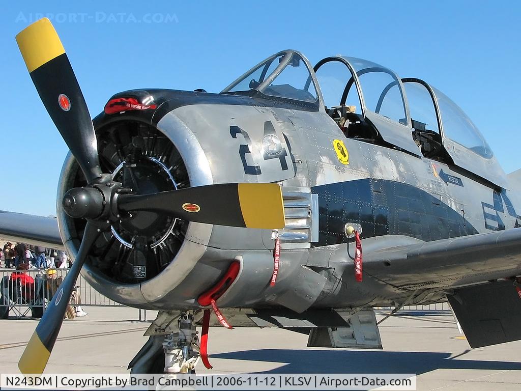 N243DM, 1957 North American T-28C Trojan C/N 226-239 (140662), Mark D. Bauer - Encintas, California / 1956 North American T-28C Trojan - Aviation Nation 2006