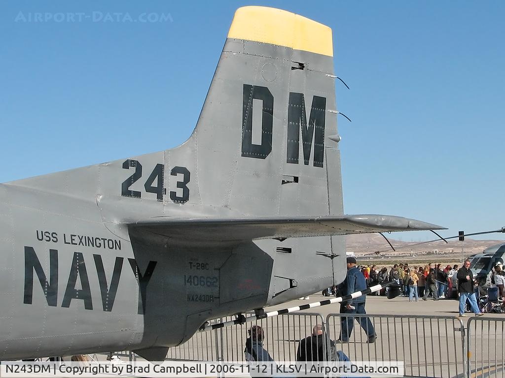 N243DM, 1957 North American T-28C Trojan C/N 226-239 (140662), Mark D. Bauer - Encintas, California / 1956 North American T-28C Trojan - Aviation Nation 2006