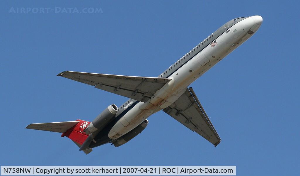 N758NW, 1968 Douglas DC-9-41 C/N 47286, NW835 to DTW