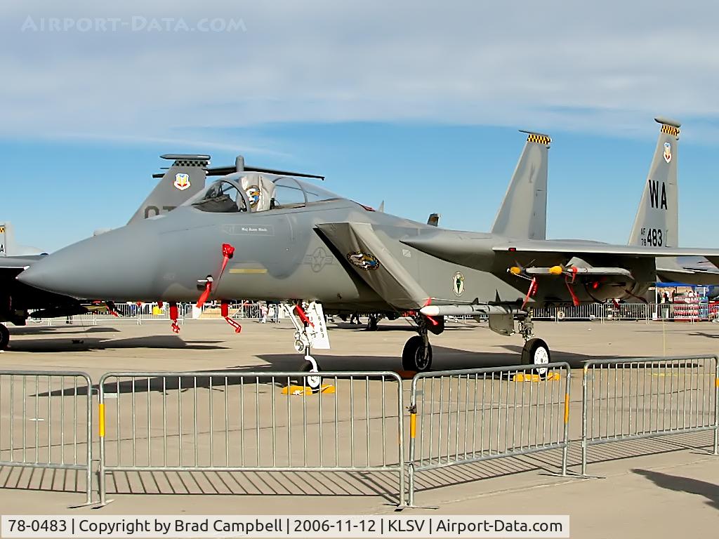 78-0483, 1978 McDonnell Douglas F-15C Eagle C/N 0464/C016, United States - US Air Force (USAF) / McDonnell Douglas F-15C Eagle (cn-464/C016) - Aviation Nation 2006