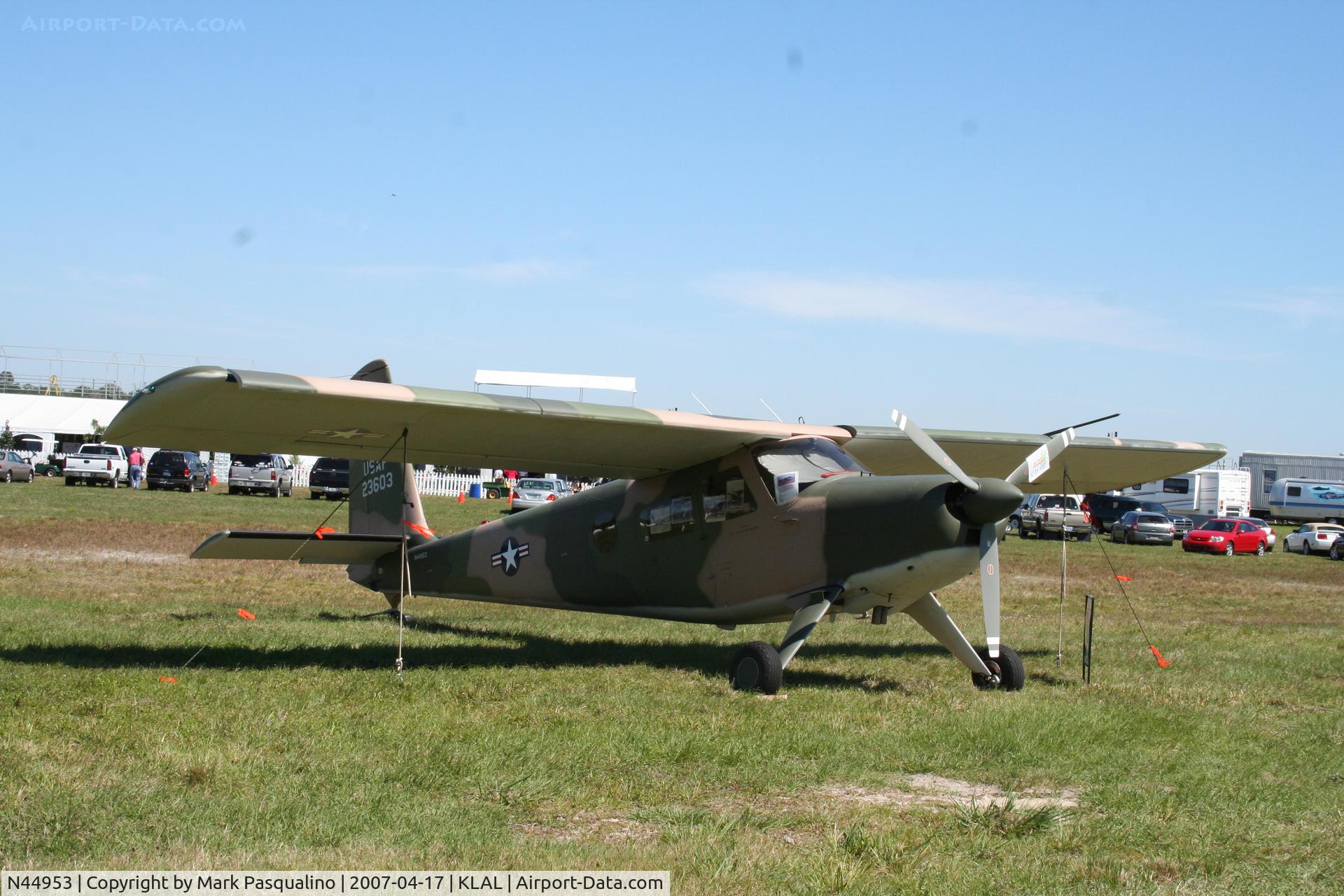 N44953, 1961 Helio H-295/U-10A Super Courier C/N 532, Helio U-10B