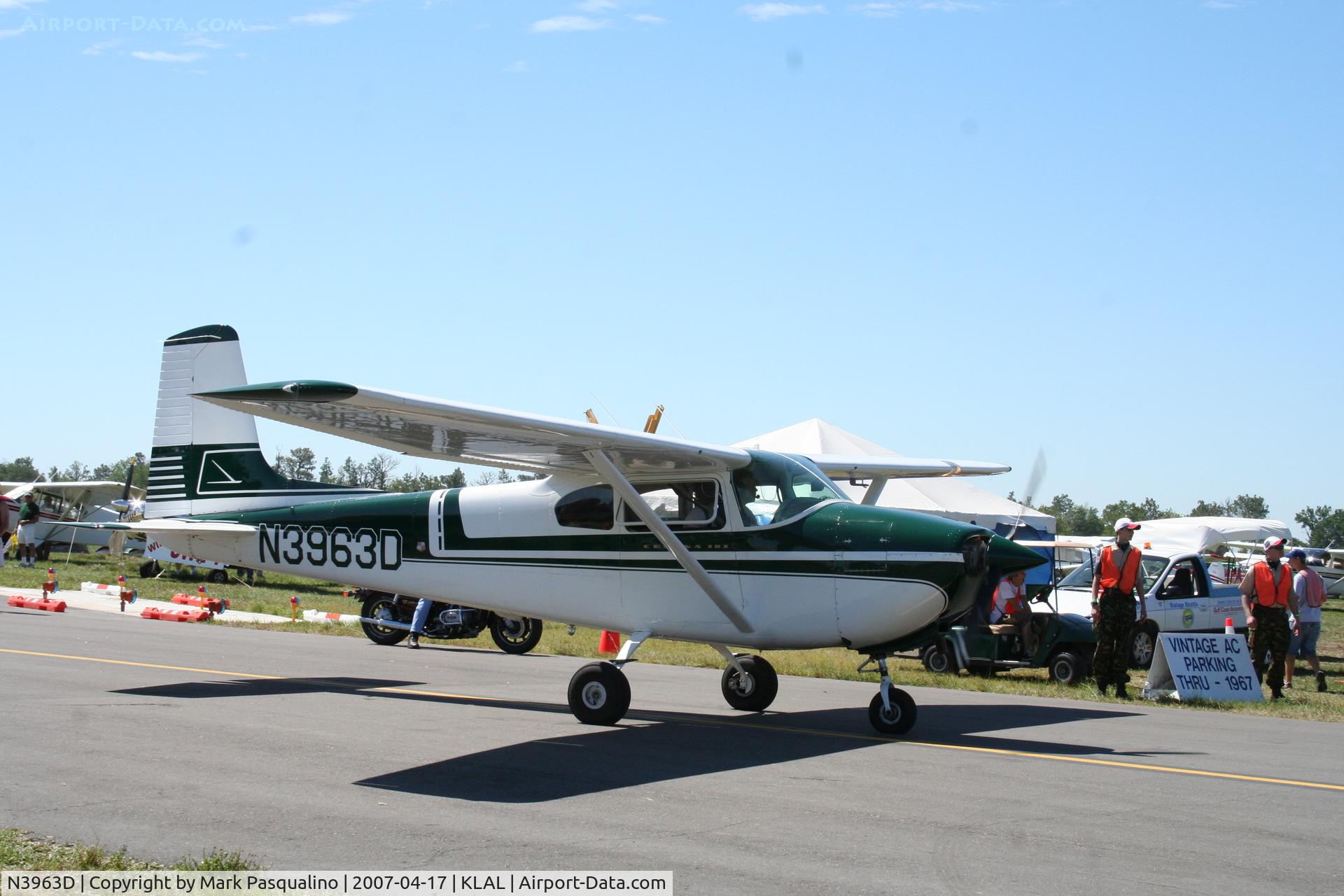 N3963D, 1957 Cessna 182A Skylane C/N 34663, Cessna 182A