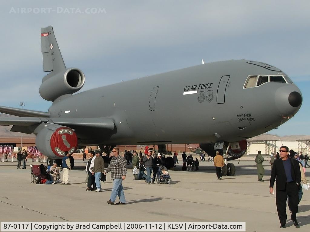 87-0117, 1987 McDonnell Douglas KC-10A Extender C/N 48303, United States - US Air Force (USAF) / McDonnell Douglas KC-10A Extender - Aviation Nation 2006