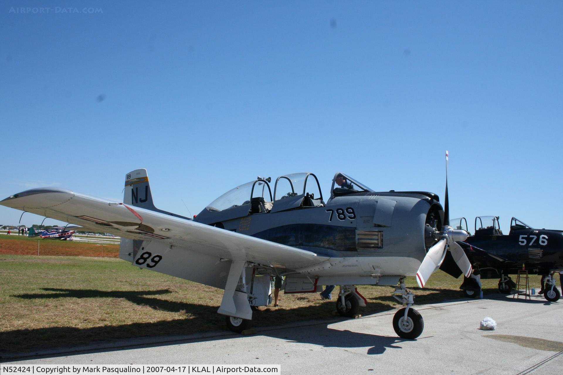 N52424, 1954 North American T-28B Trojan C/N 200-152 (137789), North American T-28B