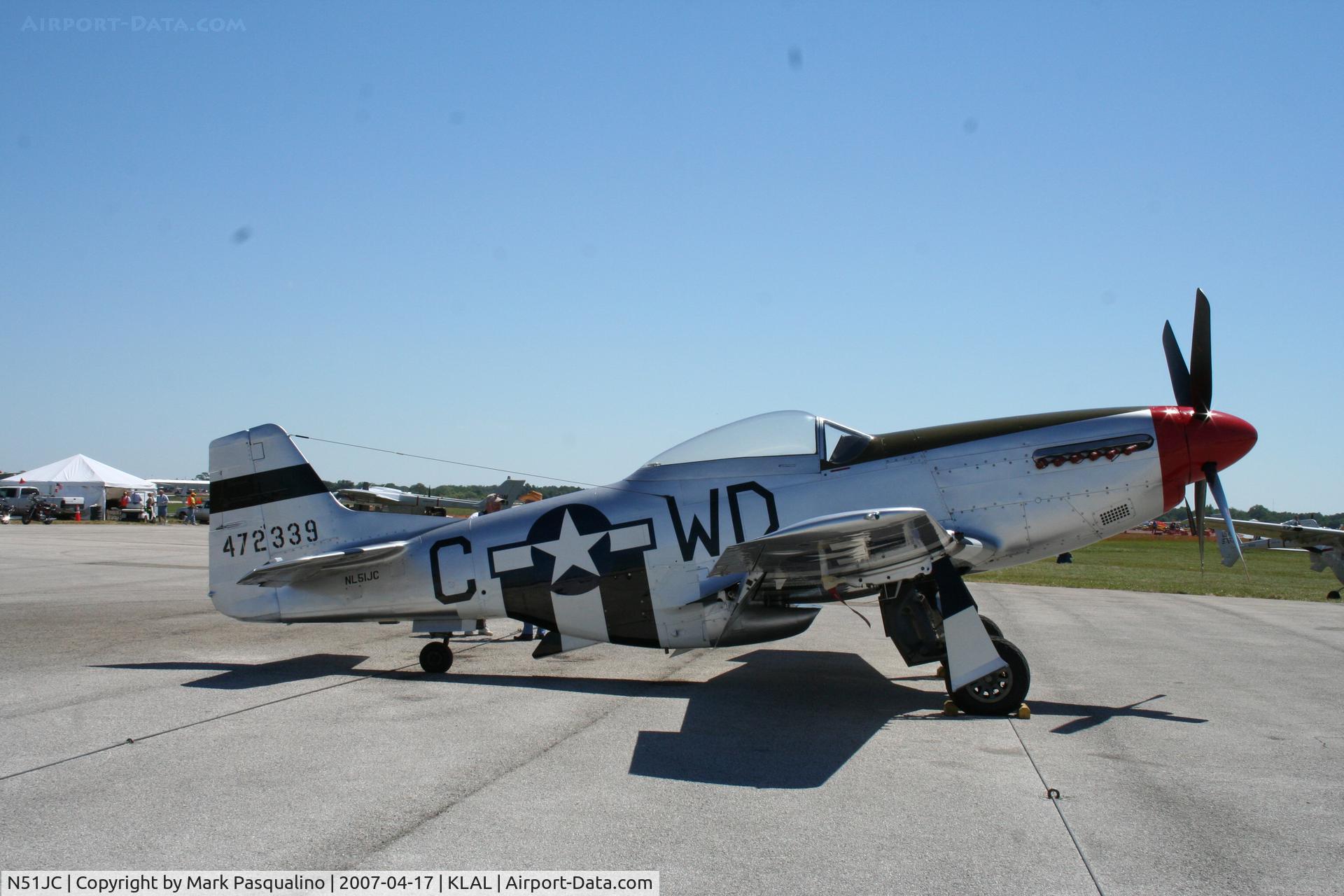 N51JC, 1944 North American P-51D Mustang C/N 122-38798, North American P-51D