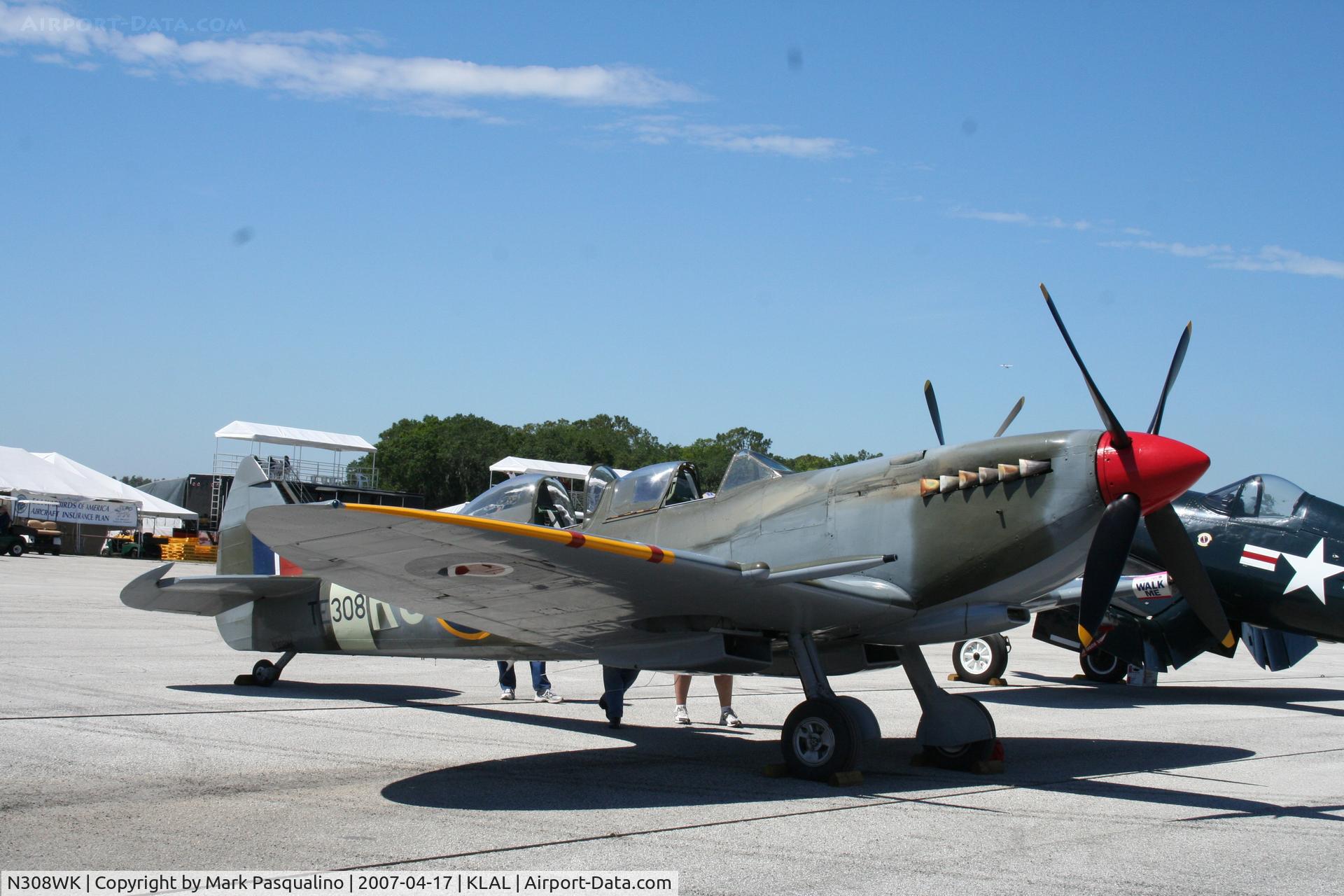 N308WK, 1945 Supermarine 361 Spitfire Tr9 C/N CBAF.4494, Spitfire IX