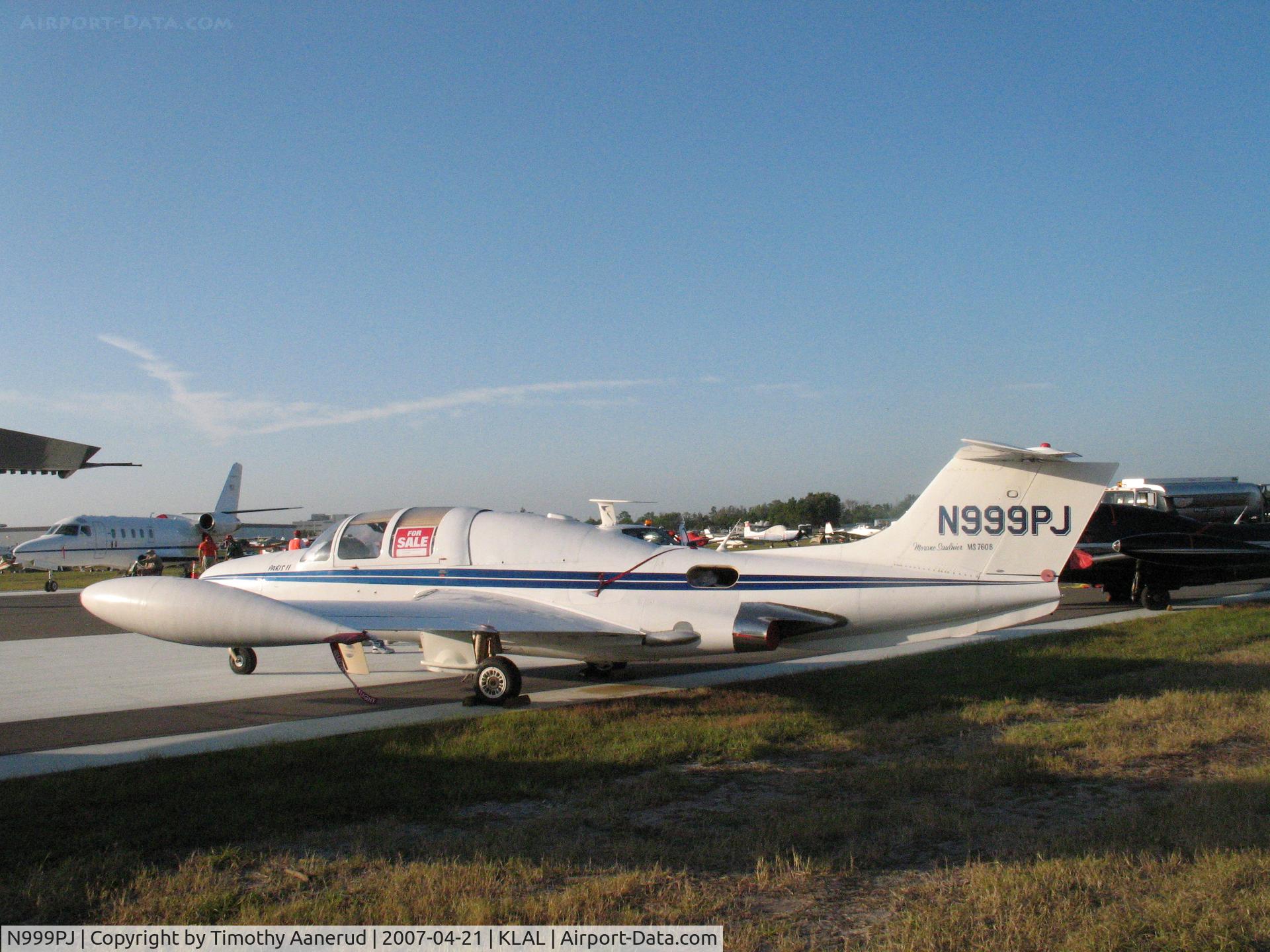 N999PJ, 1964 Morane-Saulnier MS.760B Paris II C/N 89, Sun-n-Fun 2007