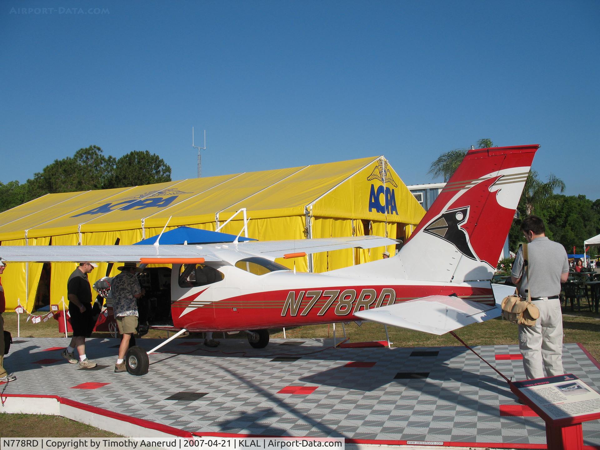 N778RD, 1976 Cessna 177B Cardinal C/N 17702550, Sun-n-Fun 2007, please pick my AOPA membership number