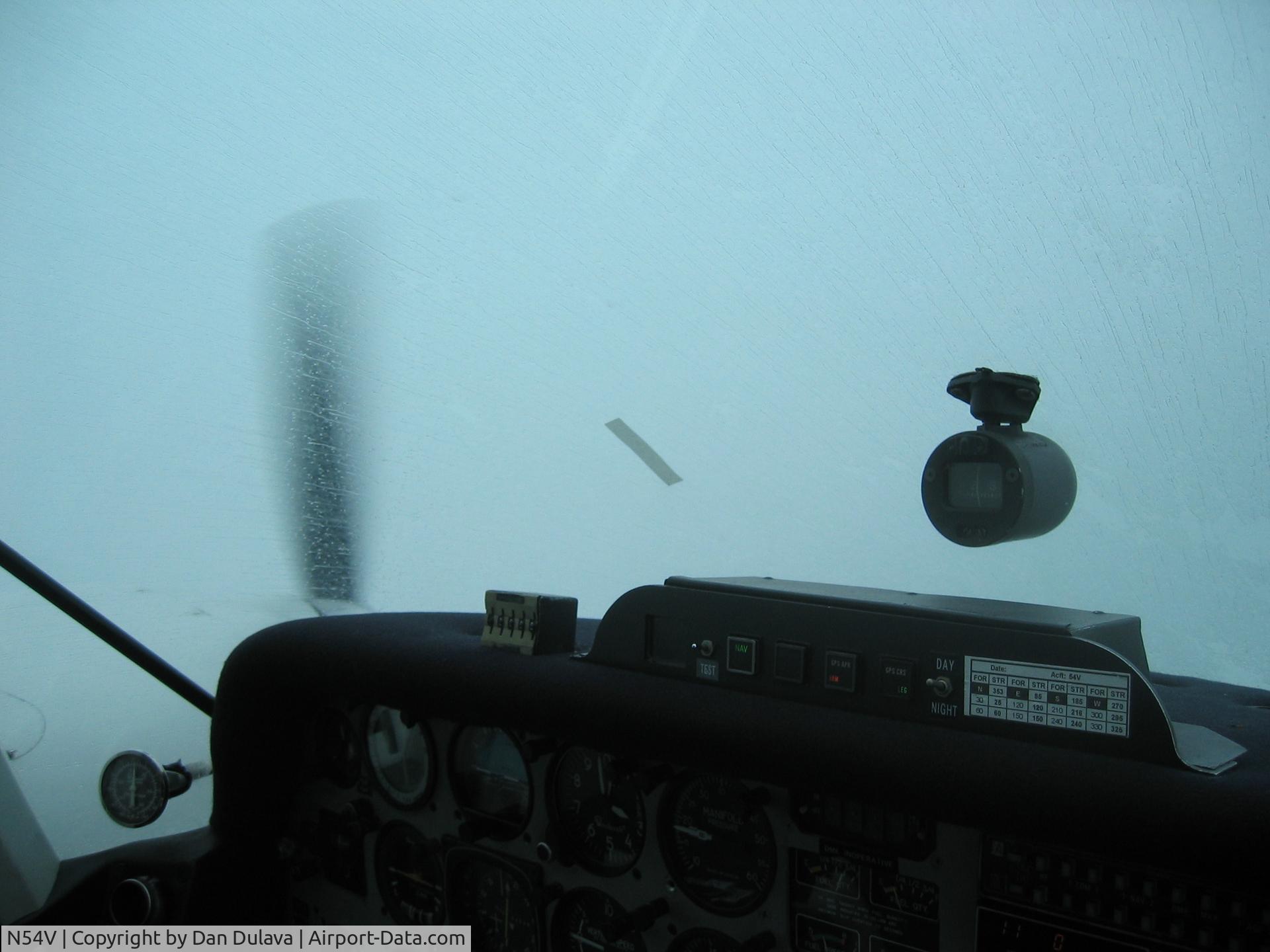 N54V, 1980 Beech 76 Duchess C/N ME-313, An excellent instrument platform. In the rain over Rejoy intersection, Ca.