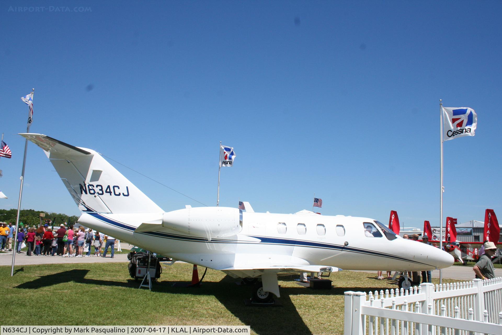 N634CJ, Cessna 525 CitationJet CJ1+ C/N 525-0634, Cessna 525