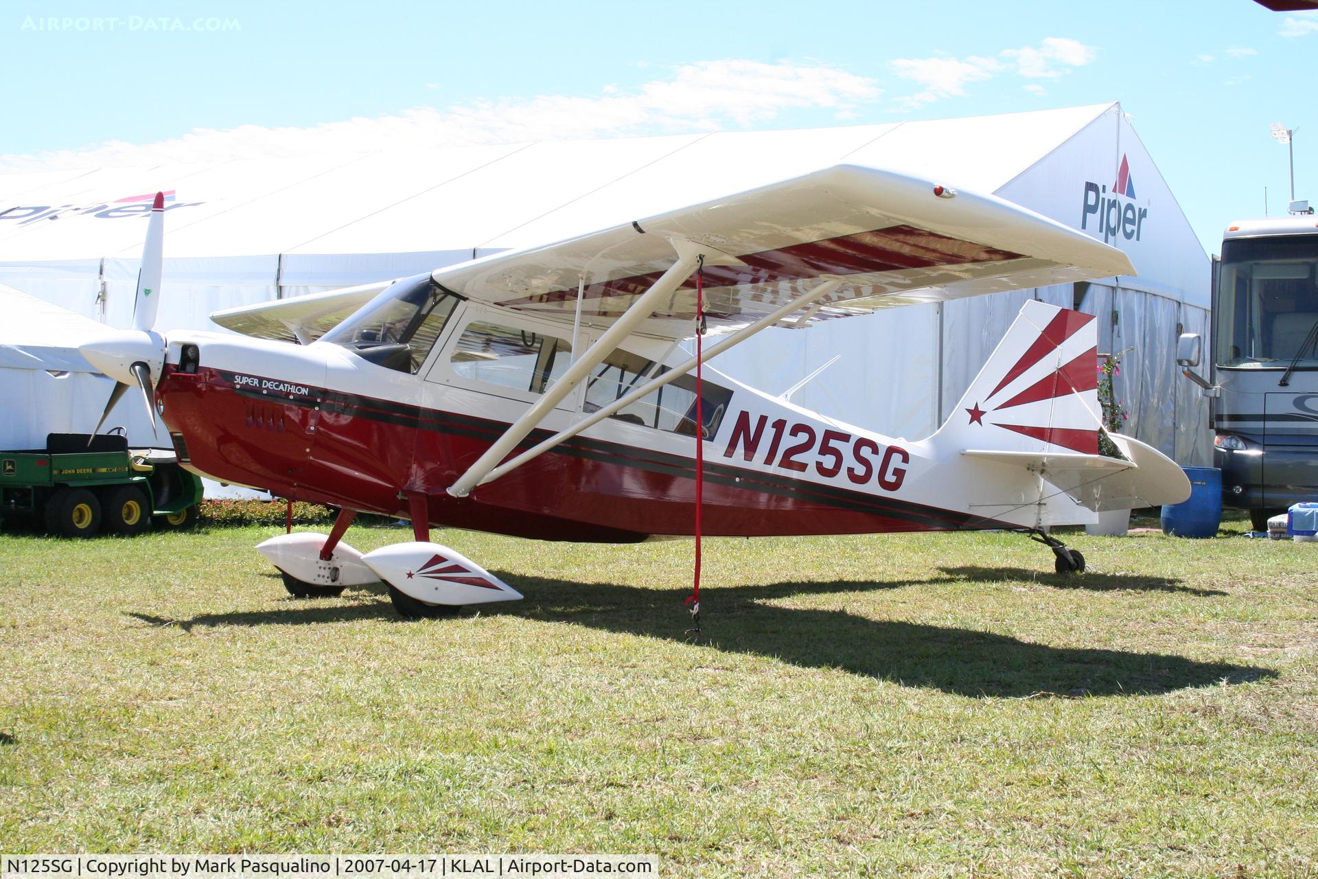 N125SG, 2004 American Champion 8KCAB Super Decathlon C/N 966-2004, 8KCAB