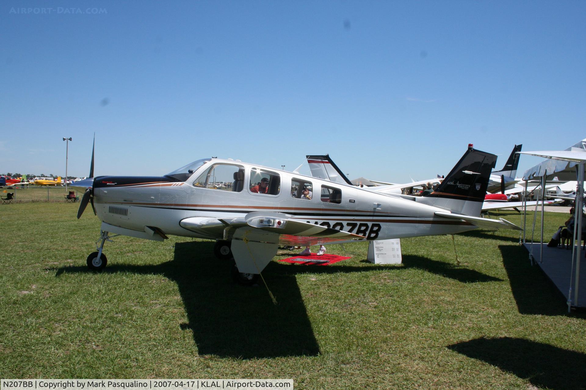 N207BB, 2006 Raytheon G36 Bonanza C/N E-3700, Beech G36