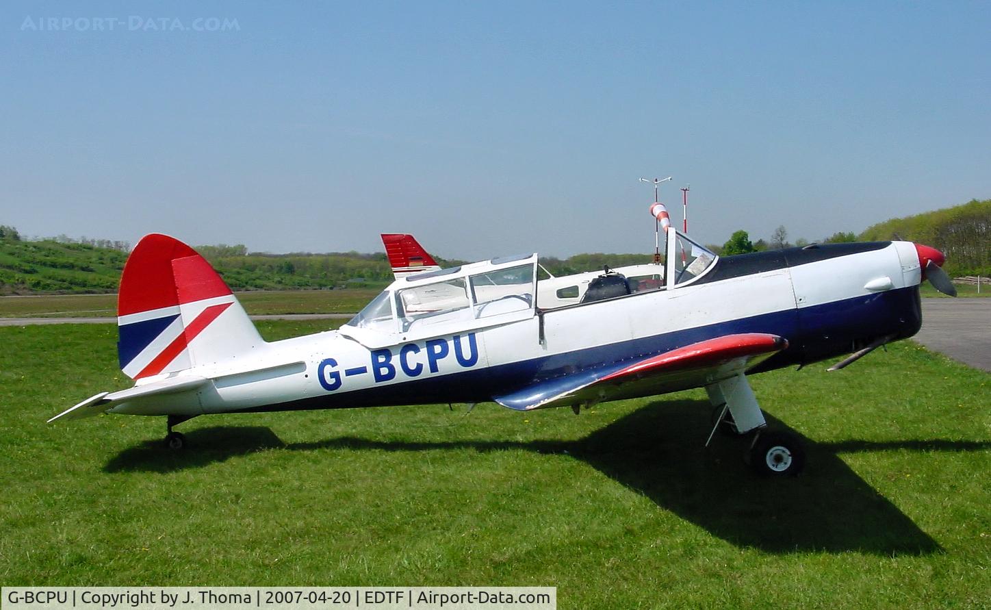 G-BCPU, 1953 De Havilland DHC-1 Chipmunk T.10 C/N C1/0839, De Havilland DHC-1 Chipmunk