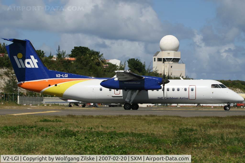 V2-LGI, 1992 De Havilland Canada DHC-8-311 Dash 8 C/N 325, visitor