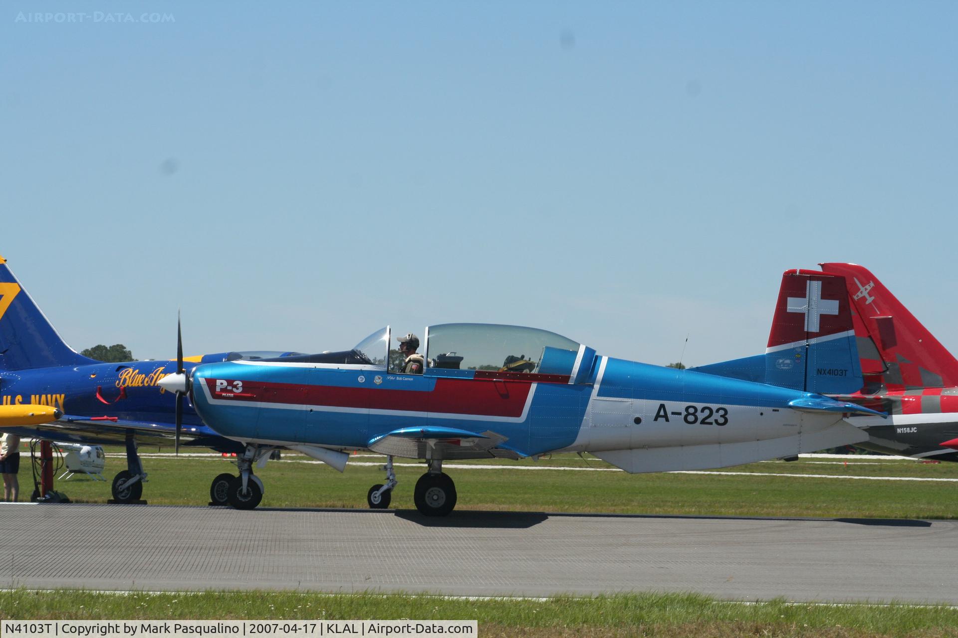 N4103T, 1958 Pilatus P3-05 C/N 461-10, P3-05