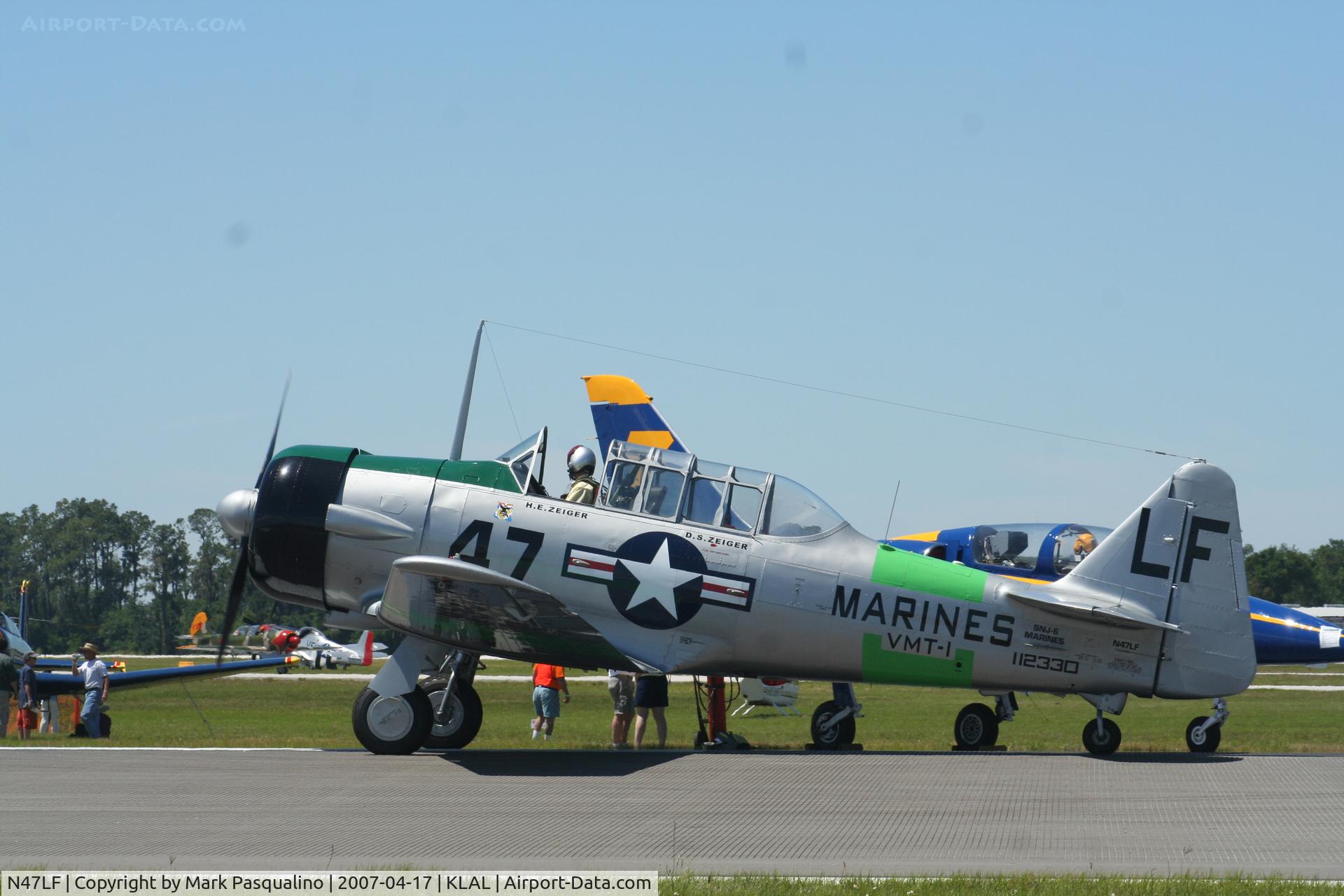 N47LF, North American SNJ-6 Texan C/N 121-43186, NorthAmerican SNJ-6
