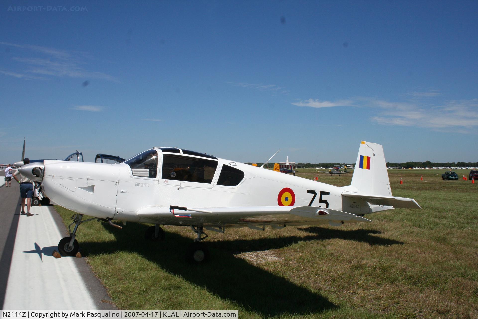 N2114Z, 1982 IAR IAR-823 C/N 75, IAR 823