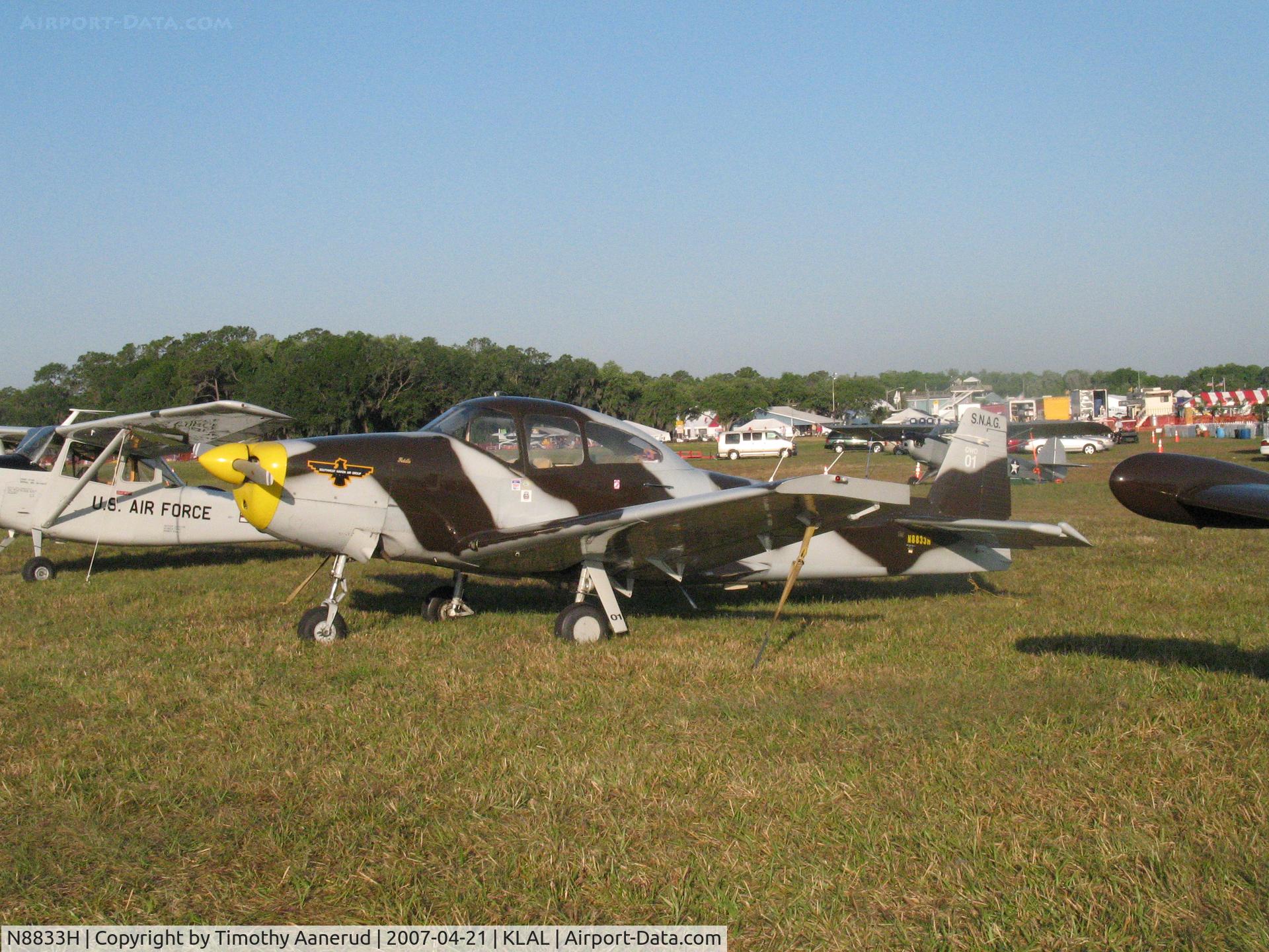 N8833H, North American NAVION C/N NAV-4-833, Sun-n-Fun 2007