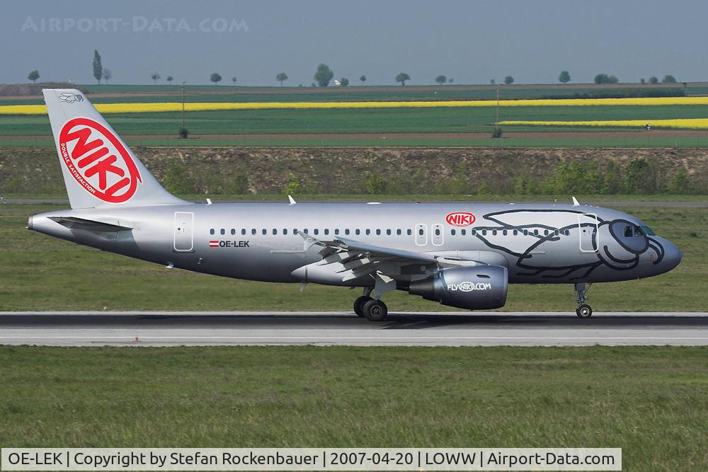OE-LEK, 2007 Airbus A319-112 C/N 3019, NIKI's A319.