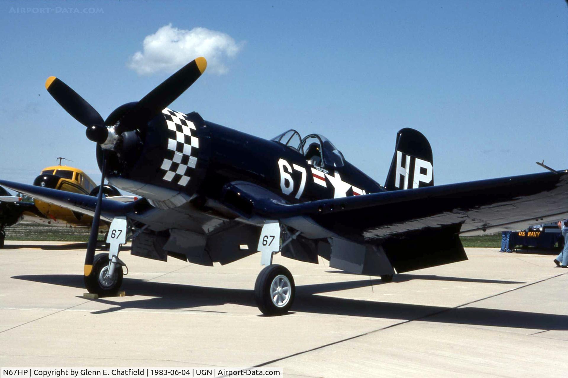 N67HP, 1945 Goodyear FG-1D Corsair C/N 3356, FG-1D 92095 A fine-looking bird!