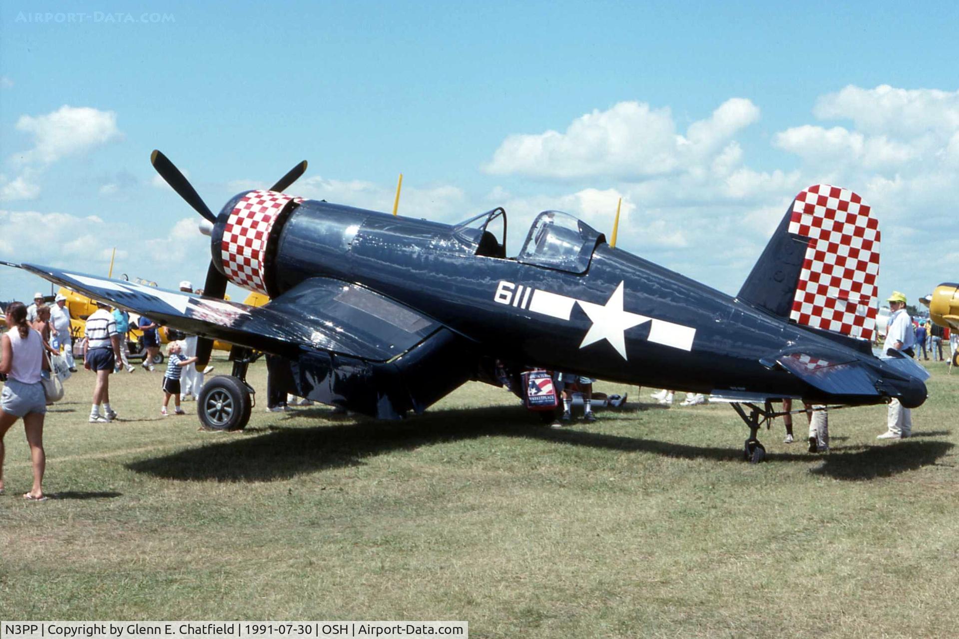 N3PP, 1941 Goodyear FG-1D Corsair C/N 3770, FG-1D 92509 at the EAA Fly In