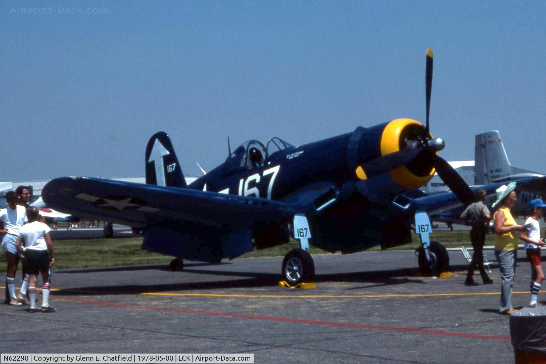 N62290, 1945 Goodyear FG-1D Corsair C/N 3890, FG-1D 92629 in old paint scheme