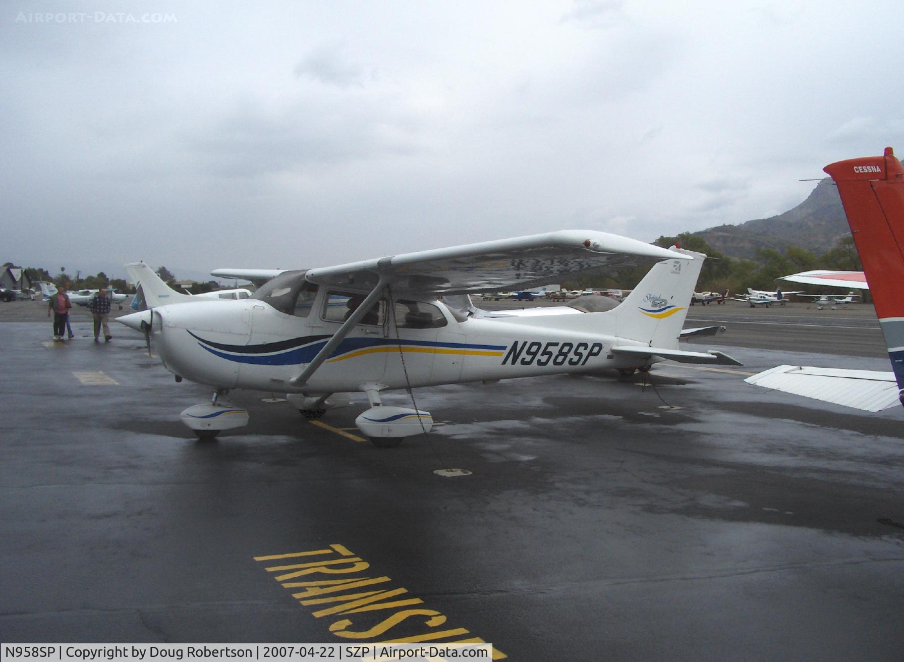 N958SP, 1999 Cessna 172S C/N 172S8158, 1999 Cessna 172S SKYHAWK SP, Lycoming IO-360-L2A 180 Hp