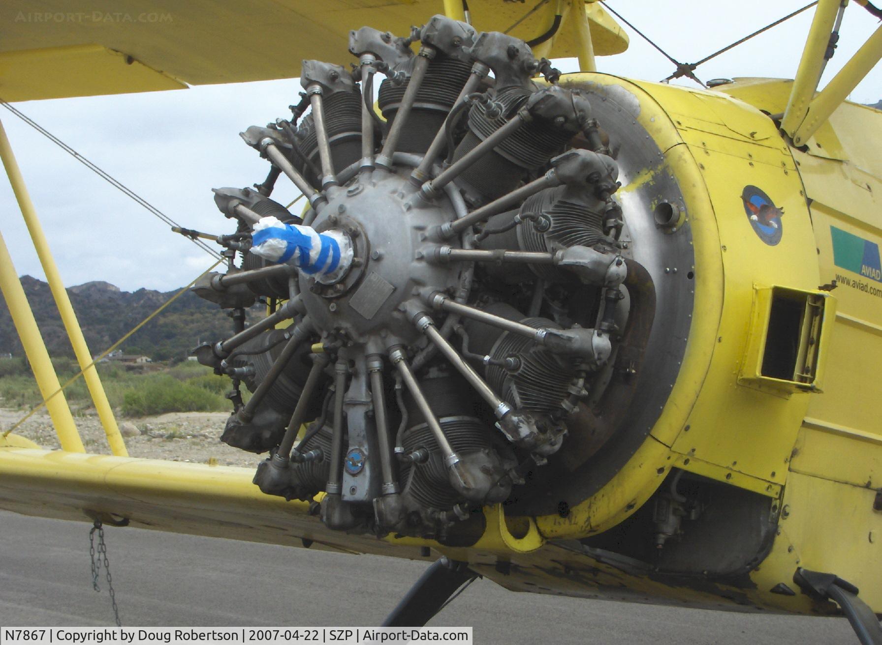 N7867, 1972 Grumman-Schweizer G-164A C/N 999, Grumman-Schweizer G-164A AG-CAT, Pratt & Whitney R-1340 600 Hp, prop removed for overhaul