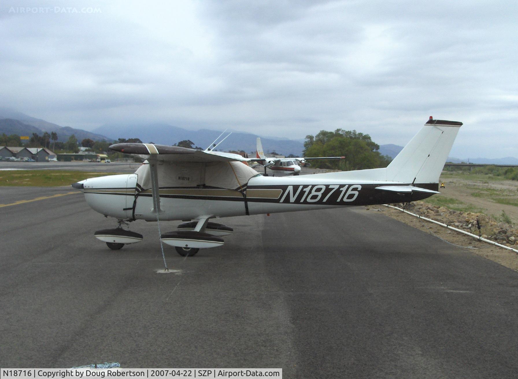 N18716, 1972 Cessna 150L C/N 15074056, 1972 Cessna 150L, Continental O-200 100 Hp