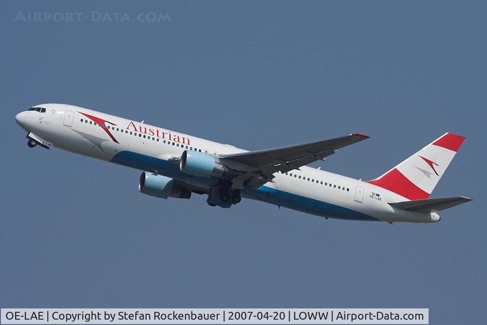 OE-LAE, 2000 Boeing 767-3Z9/ER C/N 30383, Austrian 767 heading for Dheli.