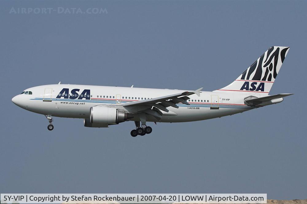 5Y-VIP, 1991 Airbus A310-308 C/N 620, Airbus A310.