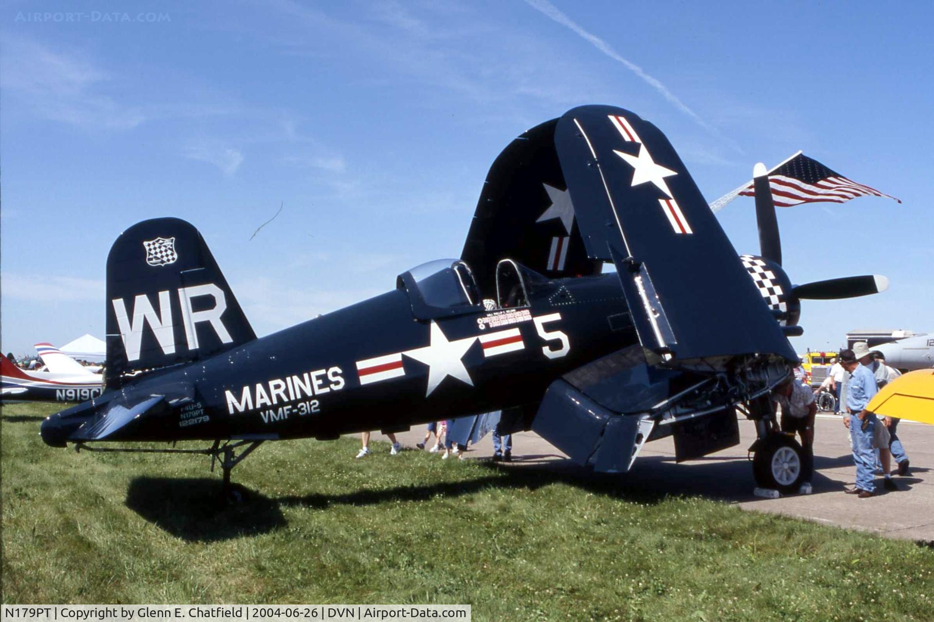N179PT, 1948 Vought F4U-5 Corsair C/N Not found (Bu122179), F4U-5N  at the Quad Cities Air Show