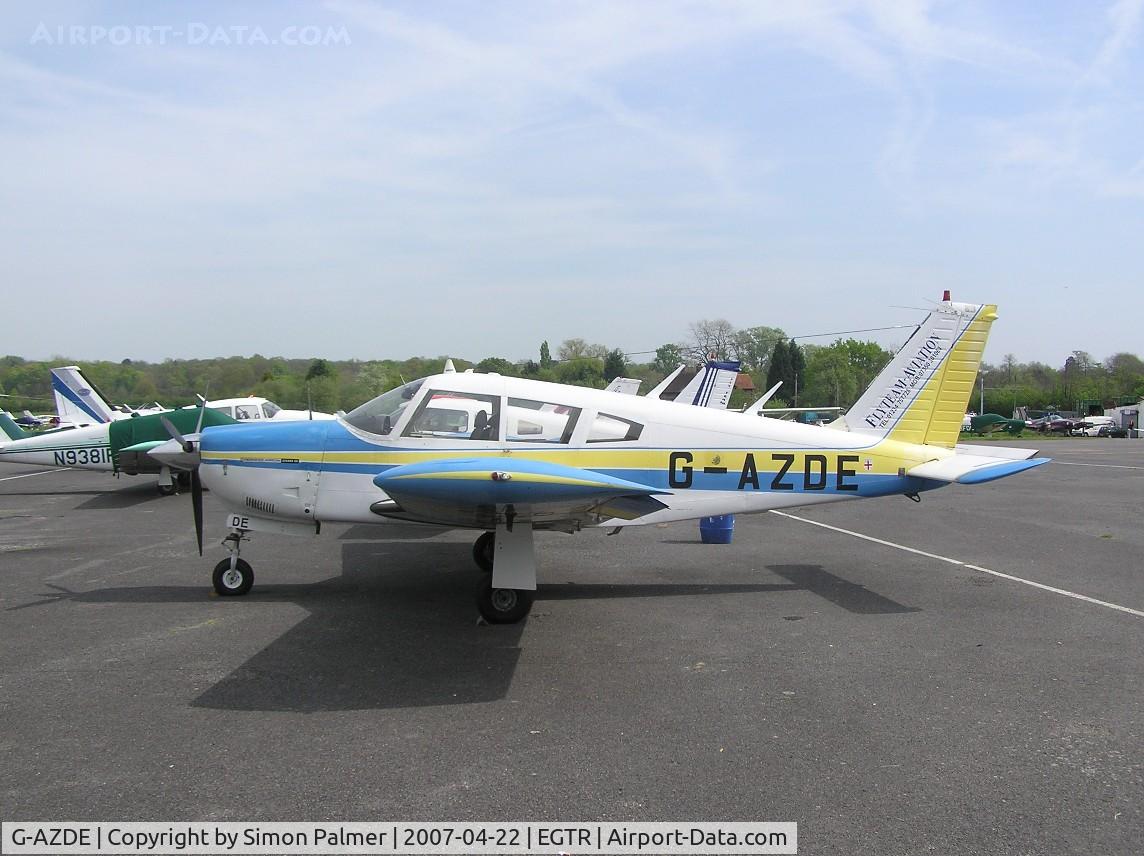 G-AZDE, 1971 Piper PA-28R-200 Cherokee Arrow C/N 28R-7135141, Cherokee Arrow 200B