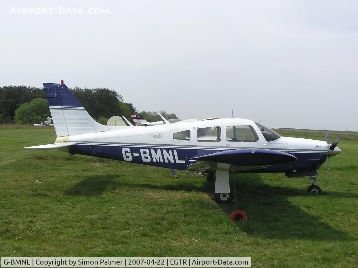 G-BMNL, 1975 Piper PA-28R-200 Cherokee Arrow C/N 28R-7535040, Piper PA-28 at Elstree
