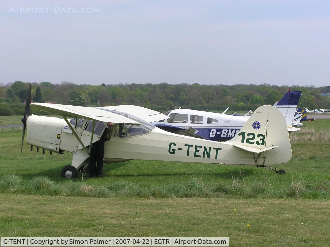 G-TENT, 1946 Auster J-1N Alpha C/N 2058, An Auster living with the SPAM at Elstree