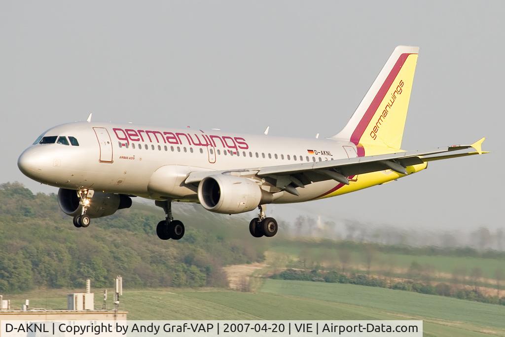 D-AKNL, 1999 Airbus A319-112 C/N 1084, Germanwings A319