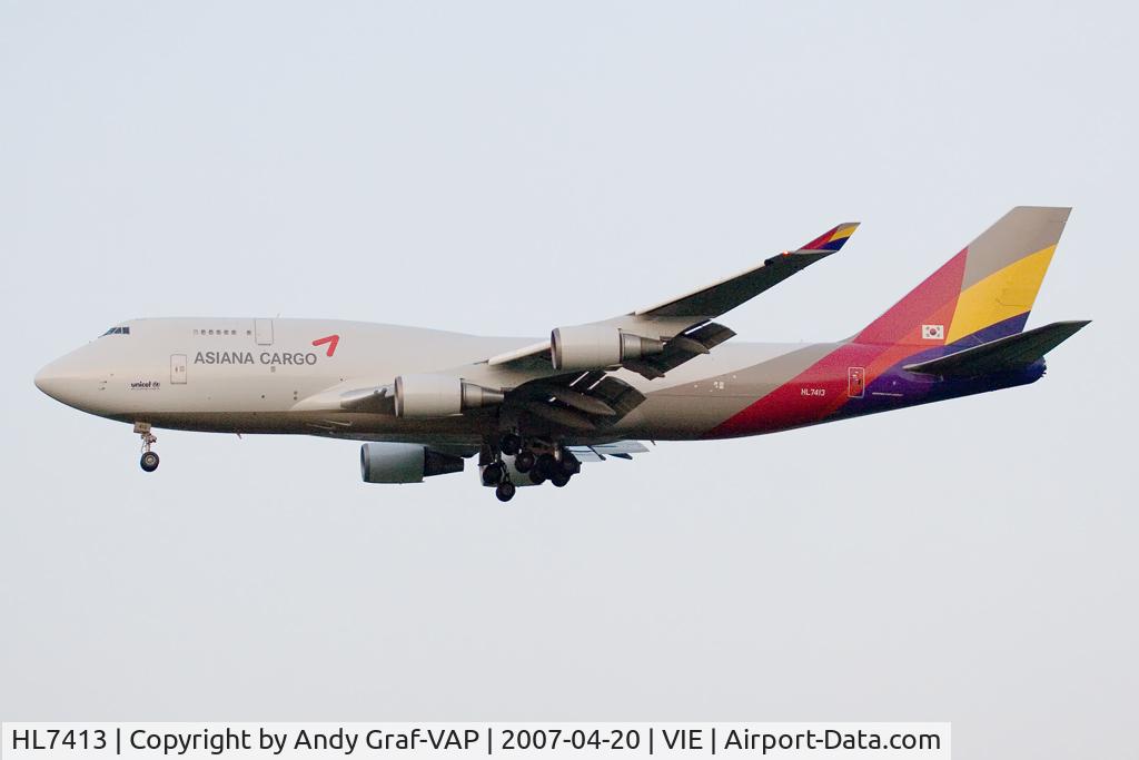 HL7413, 1991 Boeing 747-48ESF C/N 25405, Asiana Cargo B747-400