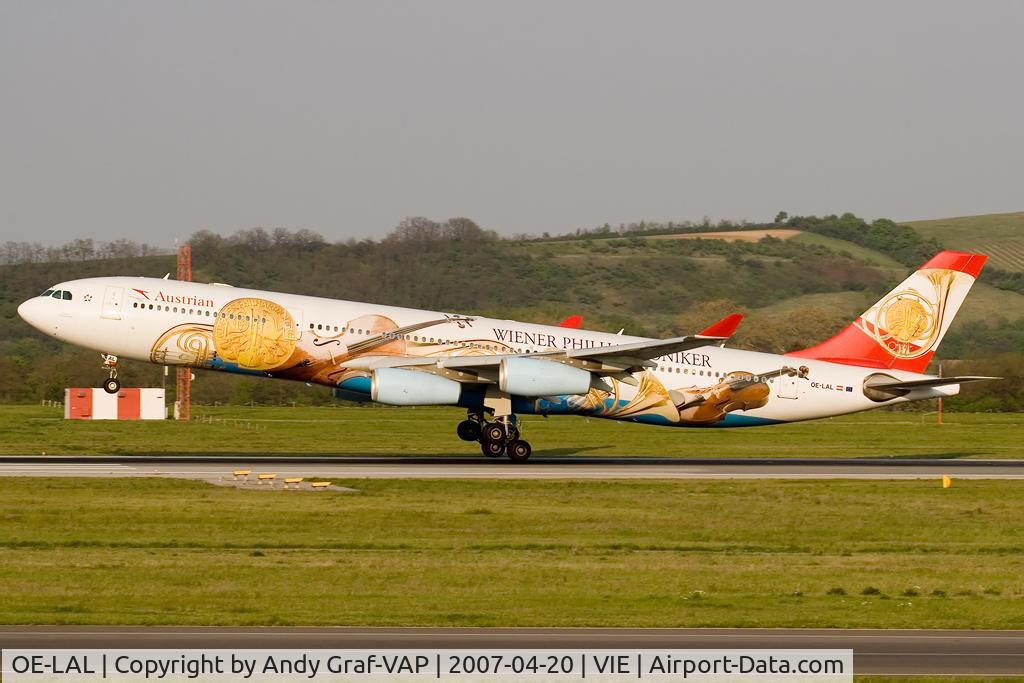 OE-LAL, 1999 Airbus A340-313 C/N 263, Austrian Airlines A340-300