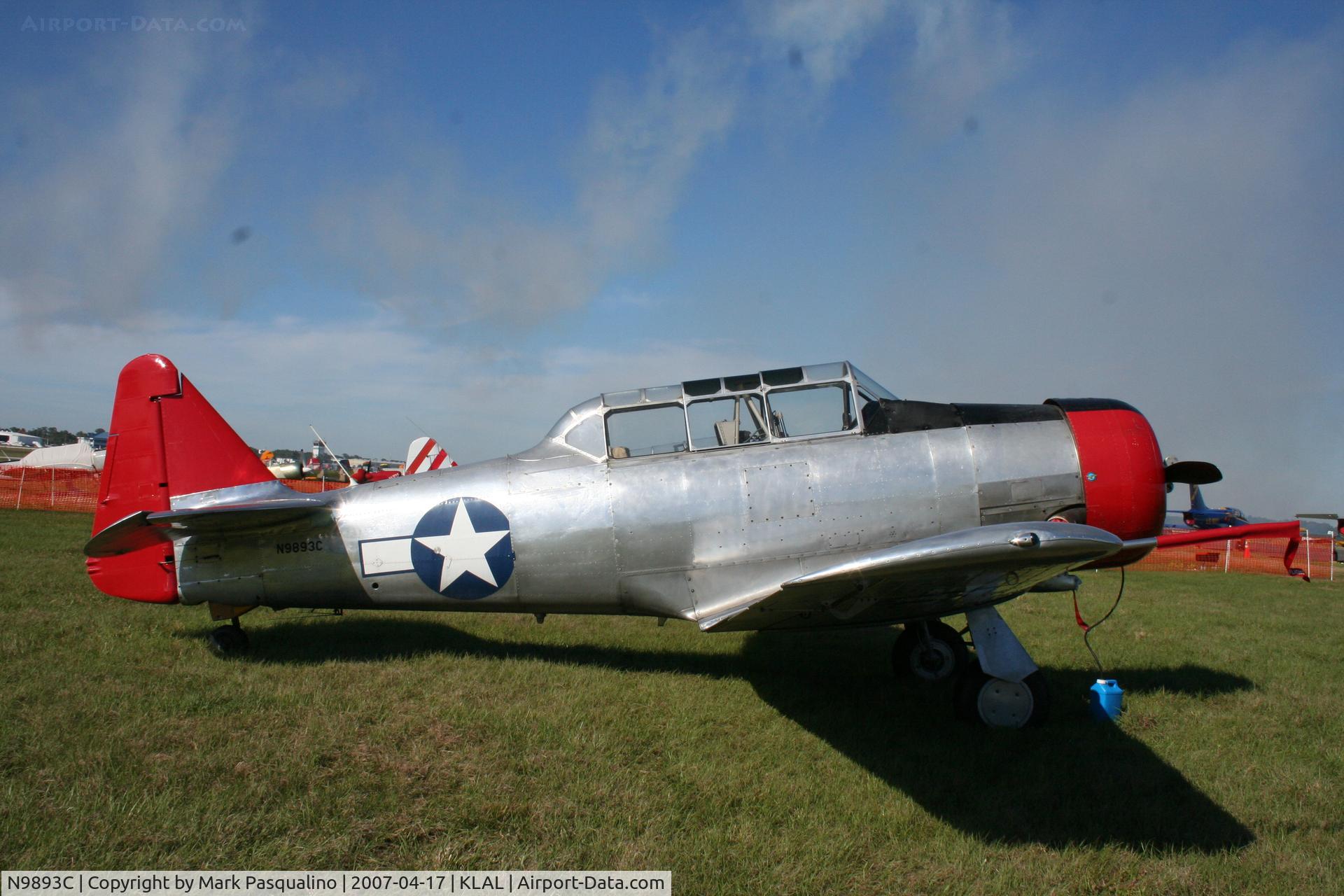 N9893C, North American AT-6G Texan C/N 168-315 (49-3211A), North American AT-6G